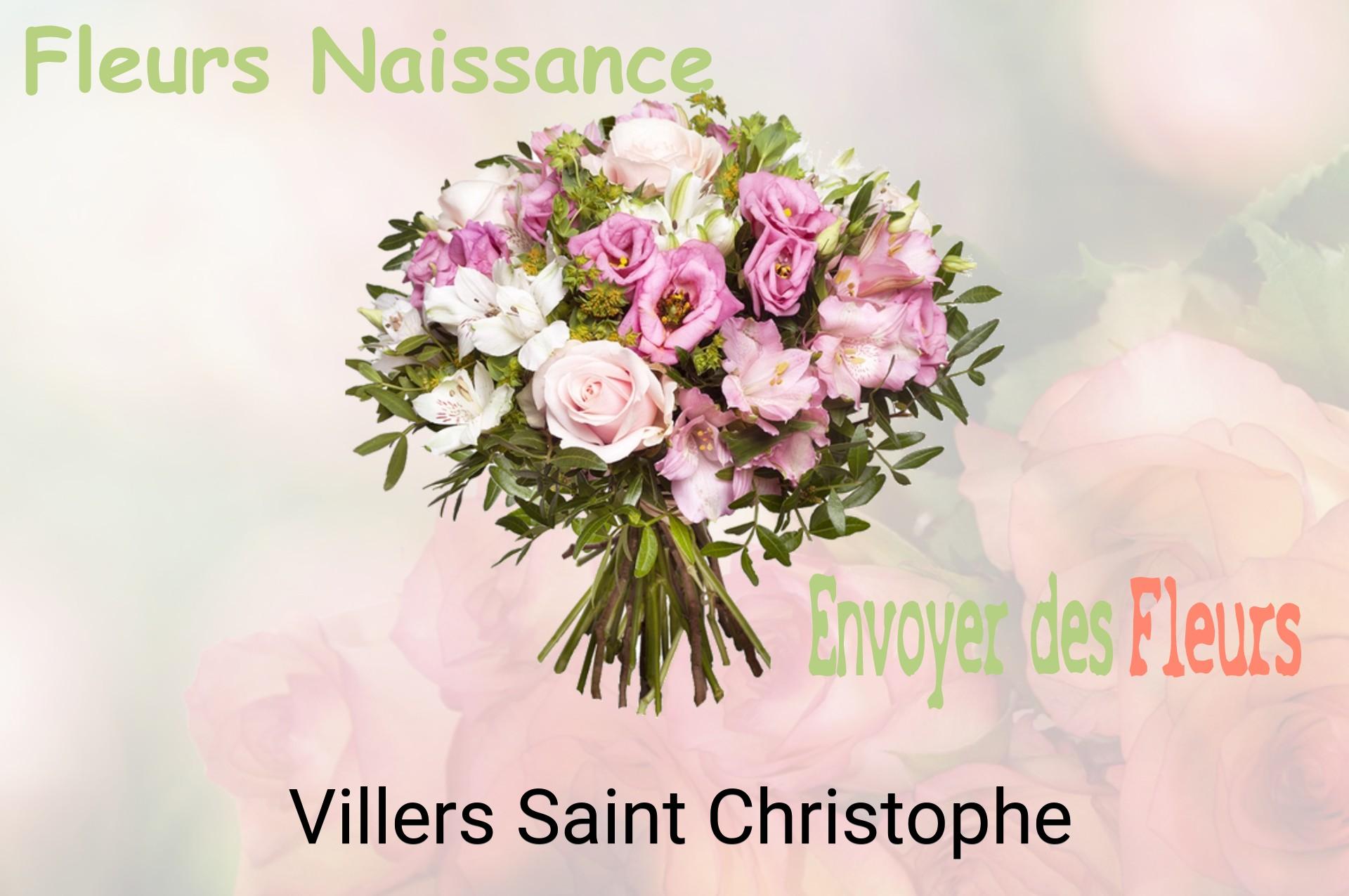 Bouquet de fleurs de naissance livré à Villers-Saint-Christophe